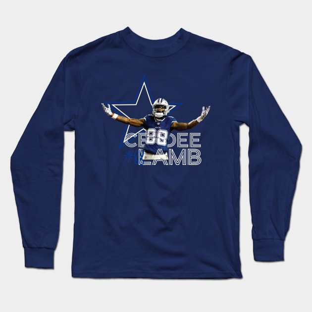 CeeDee Lamb Long Sleeve T-Shirt by CovpaTees